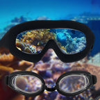 Schwimmbrille mit 180°-Sichtfeld und Antibeschlag-Linse -    Zorenza