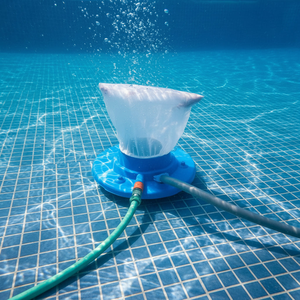 Poolsauger mit Filterbeutel – ohne Chemie -    Zorenza