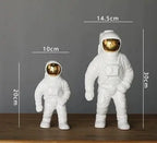 Astronauten-Blumenvase – Dekorative Figur mit integriertem Pflanzfach Zorenza