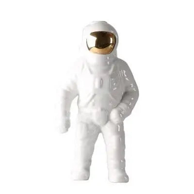 Astronauten-Blumenvase – Dekorative Figur mit integriertem Pflanzfach Zorenza