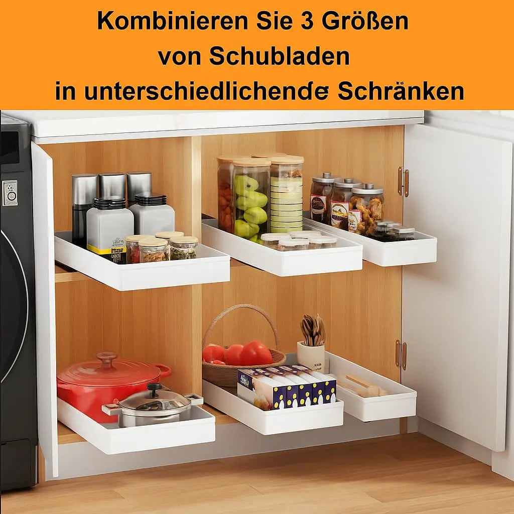 Ausziehbarer Schrank-Organizer | Platzsparend & ohne Bohren Zorenza