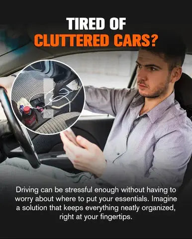 Auto-Armlehnenauflage aus Kunstleder mit Getränkehaltern & Ablage Zorenza