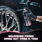 Auto-Innenraum-Politurspray – Trockenes Finish für Kunststoff & Leder Zorenza