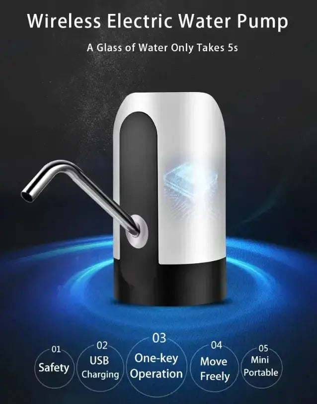 Automatische Kabellose Wasserspender-Pumpe Wiederaufladbar Zorenza