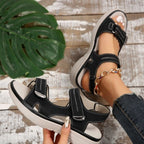 Orthopädische Damensandalen mit verstellbaren Riemen -    Zorenza