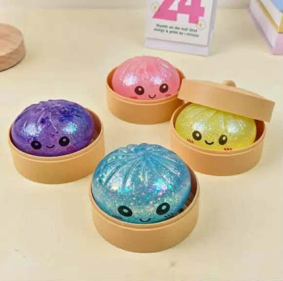 Anti-Stress-Ball Dumpling mit Glitzer -    Zorenza