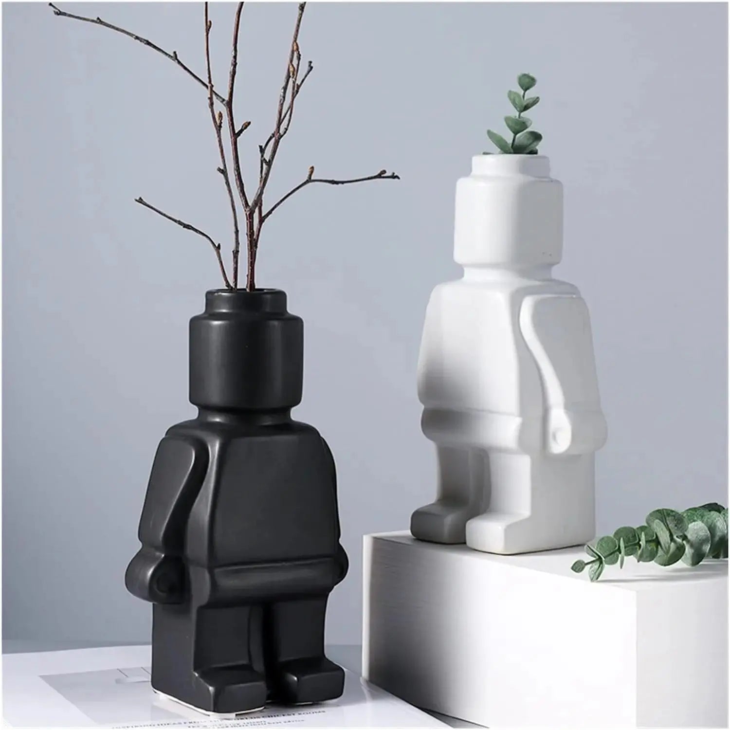 Baustein-Blumentopf im modernen Design Zorenza