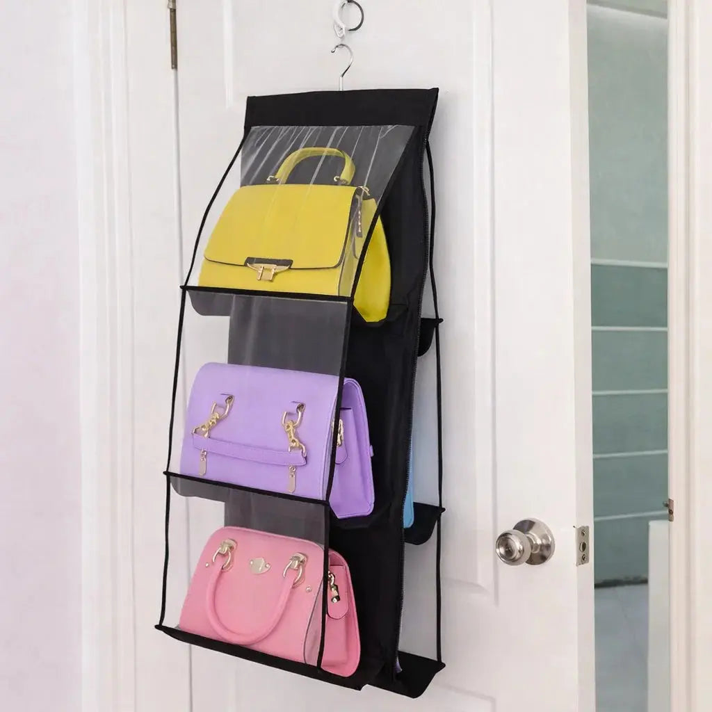 Beidseitige Hängende Aufbewahrungstasche – Sechsschicht-Organizer für Handtaschen Zorenza