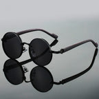 Retro Sonnenbrille mit rundem Gestell -    Zorenza