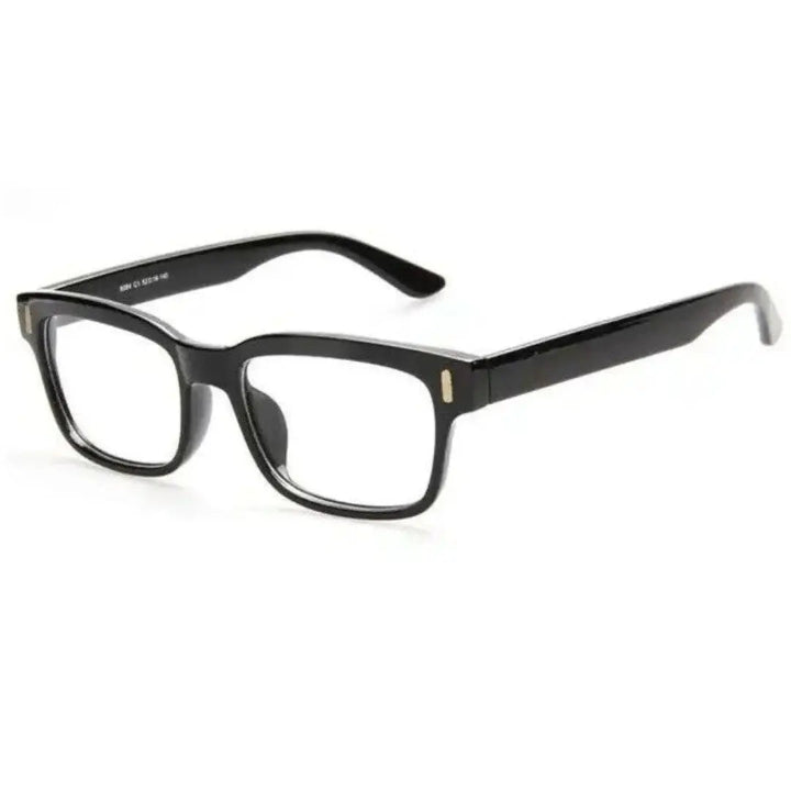 Blaulichtfilter-Brille – Eckiges Gestell mit klaren Gläsern Zorenza