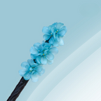 Haar-Duttmacher mit Blumenverzierung -    Zorenza