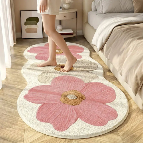 Blumen-Teppich mit unregelmäßiger Form Zorenza