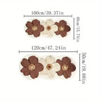 Blumen-Teppich mit unregelmäßiger Form Zorenza