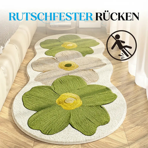 Blumen-Teppich mit unregelmäßiger Form Zorenza