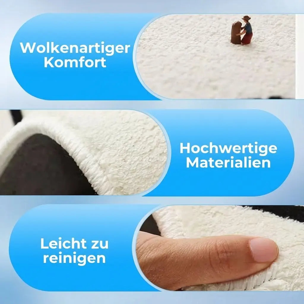 Blumen-Teppich mit unregelmäßiger Form Zorenza