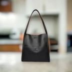 Schultertasche aus echtem Leder in verschiedenen Farben -    Zorenza