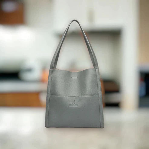Schultertasche aus echtem Leder in verschiedenen Farben -    Zorenza