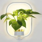 Botanische Wandleuchte mit integriertem Pflanzenelement Zorenza