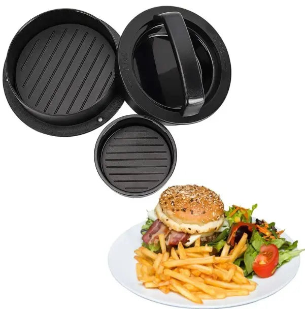 Burgerpresse mit Drehverschluss – Gleichmäßige Patties im Handumdrehen Zorenza