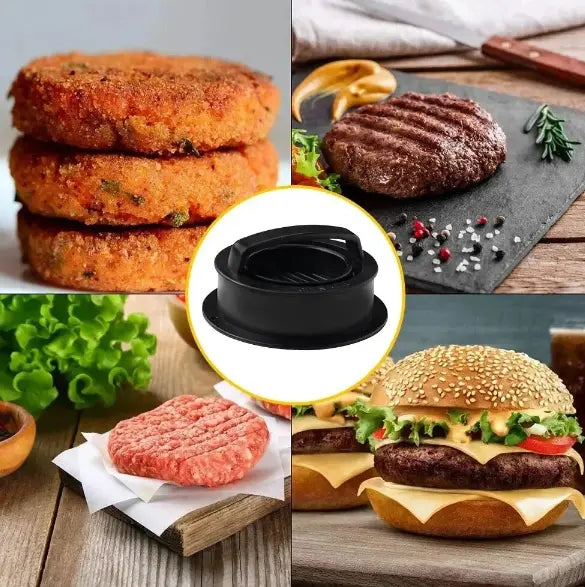 Burgerpresse mit Drehverschluss – Gleichmäßige Patties im Handumdrehen Zorenza