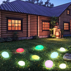 LED Steinleuchte für Garten – Wetterfest mit USB-Ladung und Fernbedienung -    Zorenza