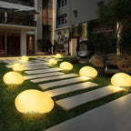 LED Steinleuchte für Garten – Wetterfest mit USB-Ladung und Fernbedienung -    Zorenza