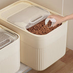 Luftdichte Futterbox mit Silikondichtung – Trockenfutter frisch Zorenza