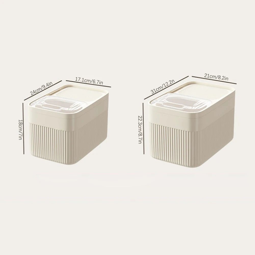 Luftdichte Futterbox mit Silikondichtung – Trockenfutter frisch Zorenza