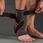 Sprunggelenkbandage mit Kompression und verstellbarem Klettverschluss -    Zorenza