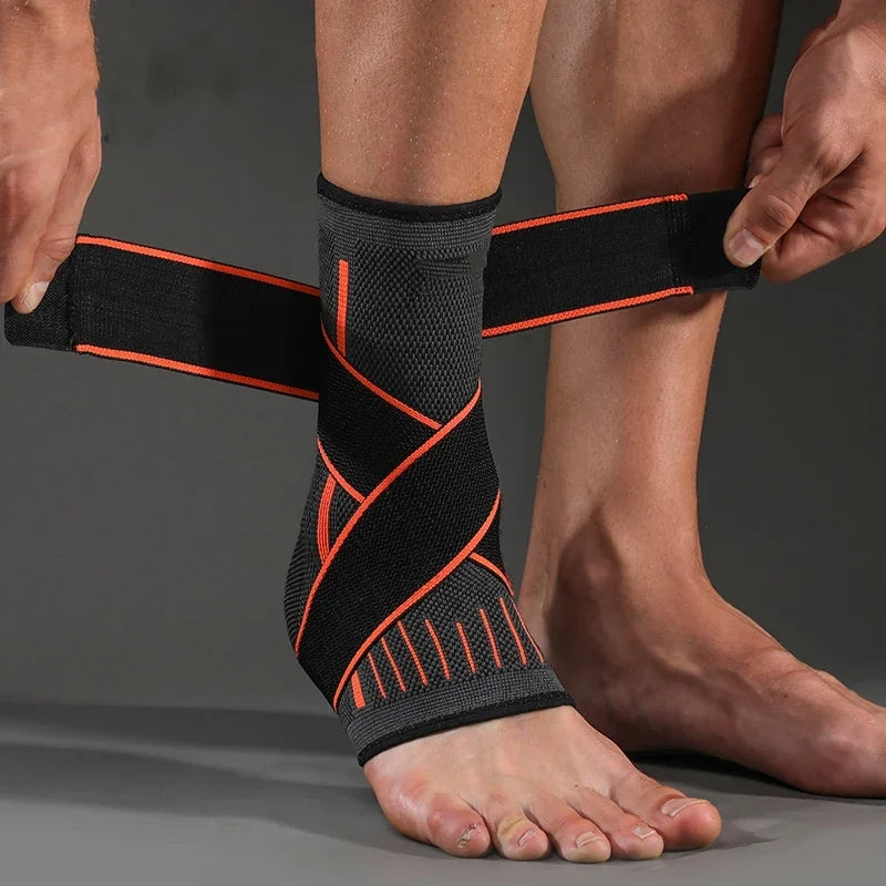 Sprunggelenkbandage mit Kompression und verstellbarem Klettverschluss -    Zorenza