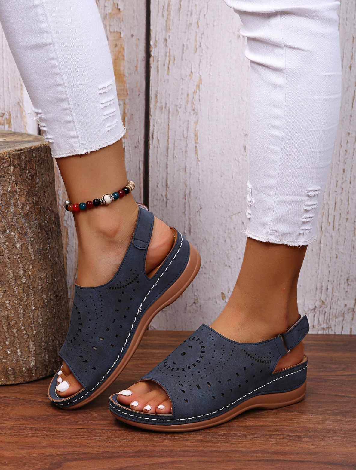 Orthopädische Sandalen mit 3-Bogen-Stütze -    Zorenza