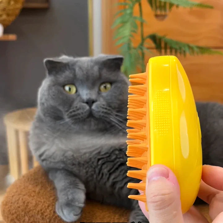 Katzenbürste mit Sprühfunktion – Gegen statische Aufladung -    Zorenza