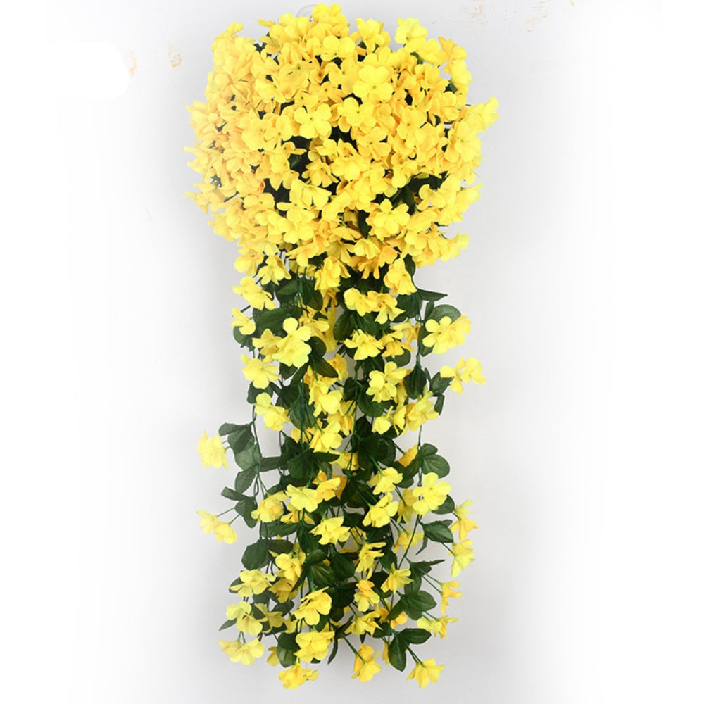 Künstliche Orchideen Hängeampel – Elegant fallende Blütenkaskade -    Zorenza