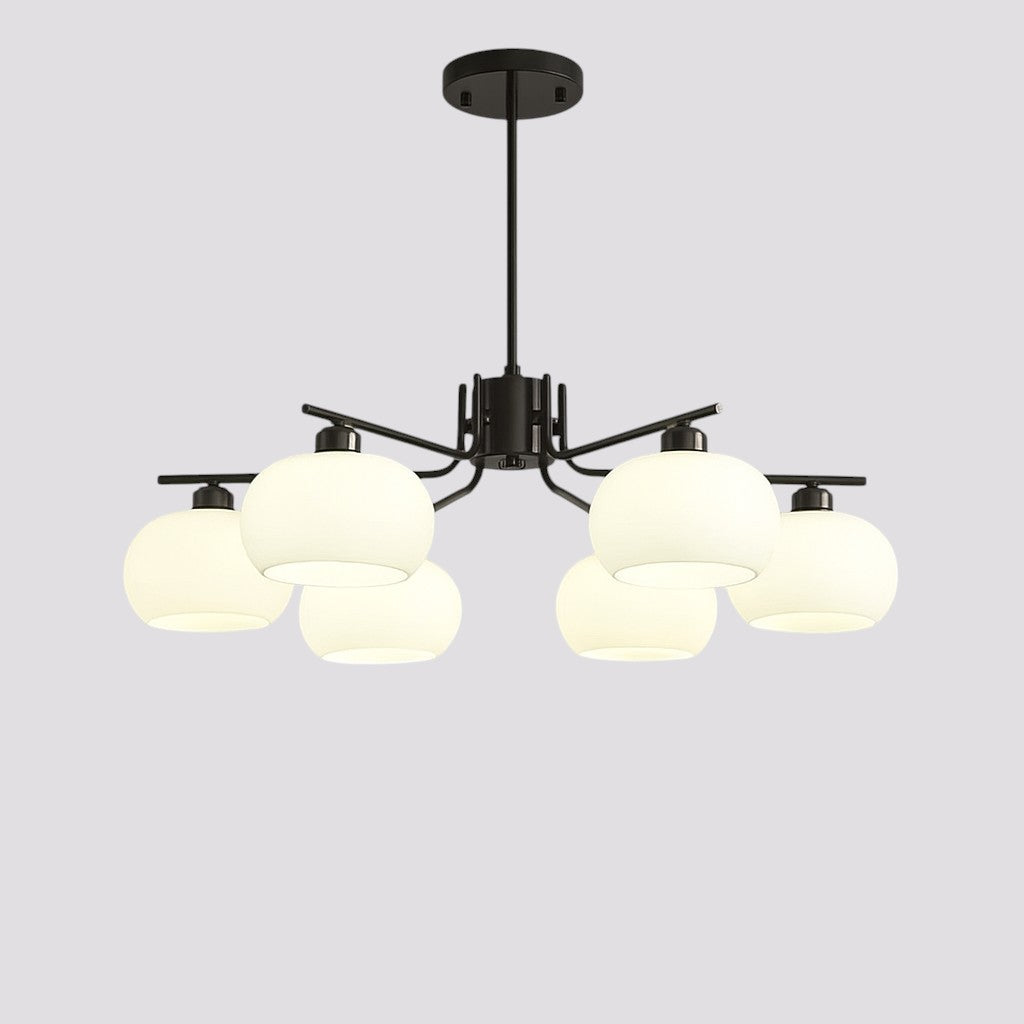 Pendelleuchte mit Glasschirmen – Modern-elegante Deckenleuchte -    Zorenza