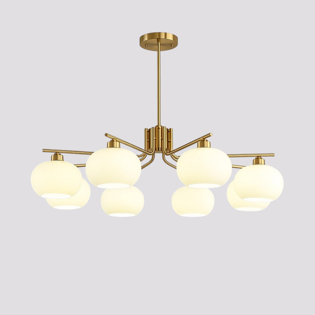 Pendelleuchte mit Glasschirmen – Modern-elegante Deckenleuchte -    Zorenza