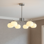 Pendelleuchte mit Glasschirmen – Modern-elegante Deckenleuchte -    Zorenza