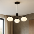 Pendelleuchte mit Glasschirmen – Modern-elegante Deckenleuchte -    Zorenza