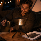 LED-Campinglaterne mit Taschenlampenfunktion – Faltbar -    Zorenza