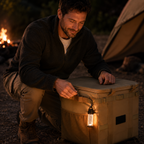 LED-Campinglaterne mit Taschenlampenfunktion – Faltbar -    Zorenza