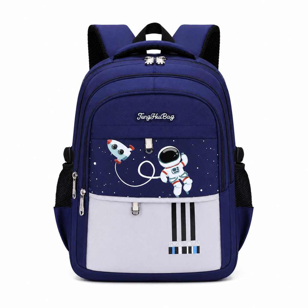 Kinder-Schulrucksack mit Astronauten-Motiv -    Zorenza