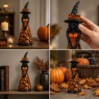 Hexenfigur Resin mit gotischem Design – 25 cm -    Zorenza