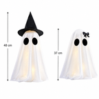Geisterfiguren LED WeißBeleuchtete Halloween-Deko für Innenbereich -    Zorenza