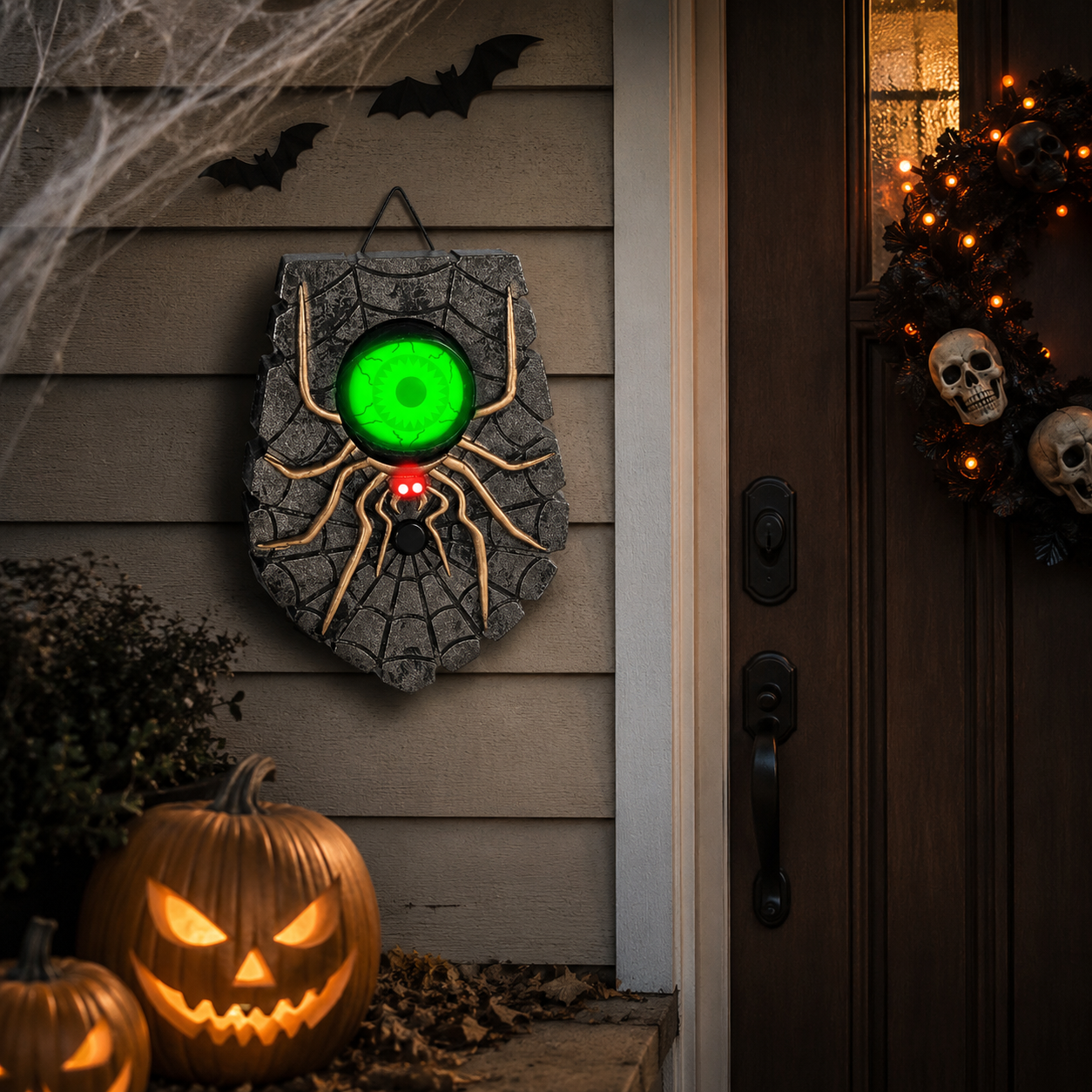 Türklingel Spinnendesign Halloween-Deko -    Zorenza
