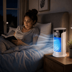 Luftkühler mit Ventilator und Luftbefeuchtung – 300 ml -    Zorenza