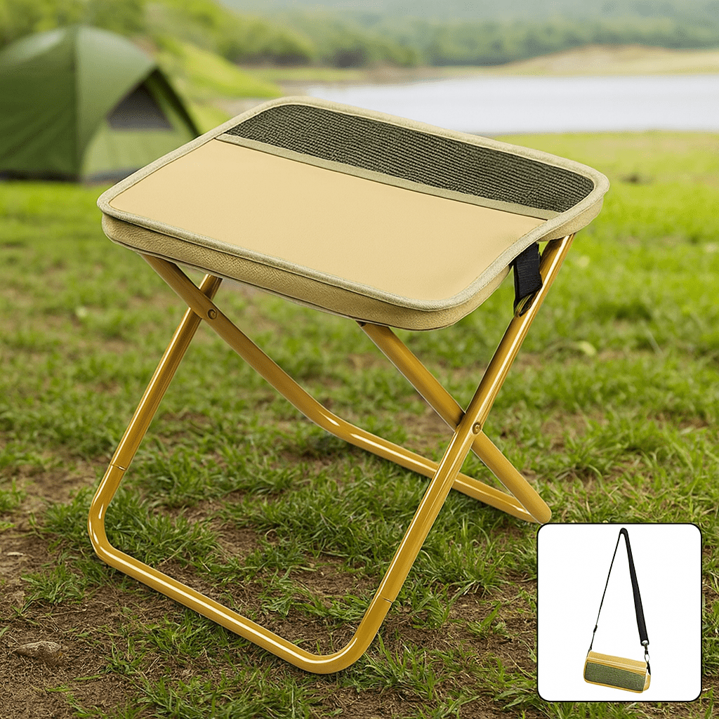 Klappstuhl mit Tragetasche – 2-in-1 für Outdoor -    Zorenza