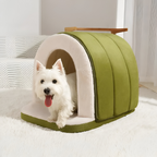 Hundebett Höhle 2-in-1 – Wandelbares Angstlösungs-Haustiernest - Zorenza