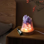 Salzlampe Himalaya mit Diffusor und Akku -    Zorenza