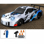 RC-Driftwagen 1:24 mit LED-Beleuchtung und Doppelreifen -    Zorenza