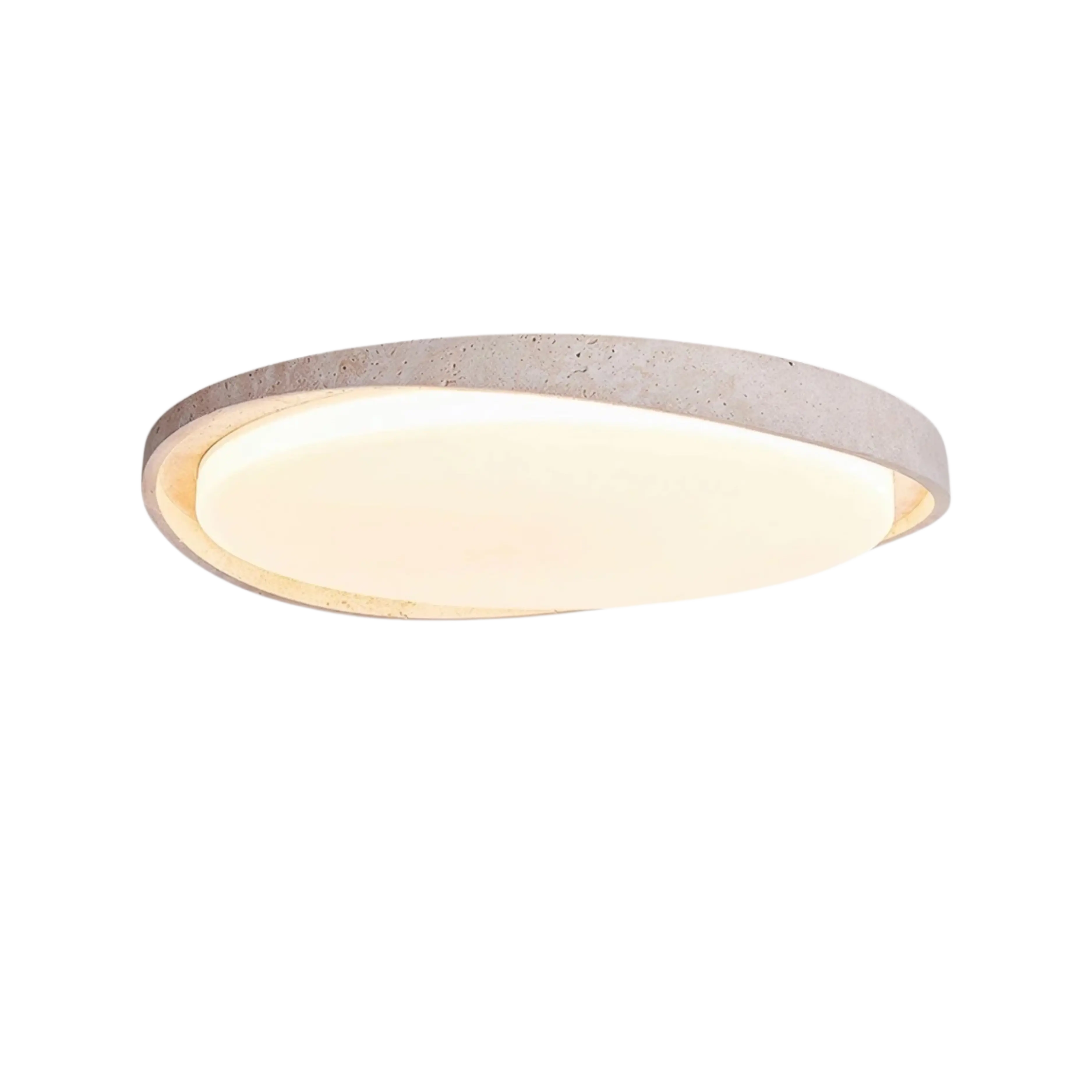 Deckenlampe in Steinoptik – Weiches, gleichmäßiges Licht Zorenza