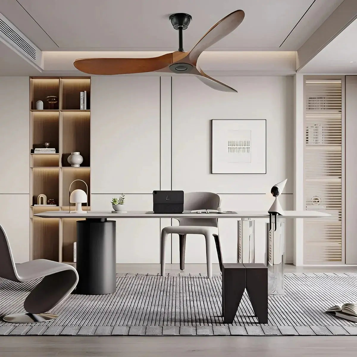 Deckenventilator Holzflügel & Fernbedienung – Leise, Effizient & Ganzjährig Zorenza